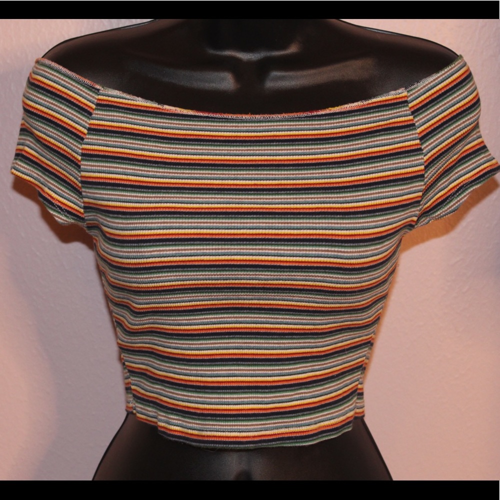 Brandy Melville Strapless Crop Top